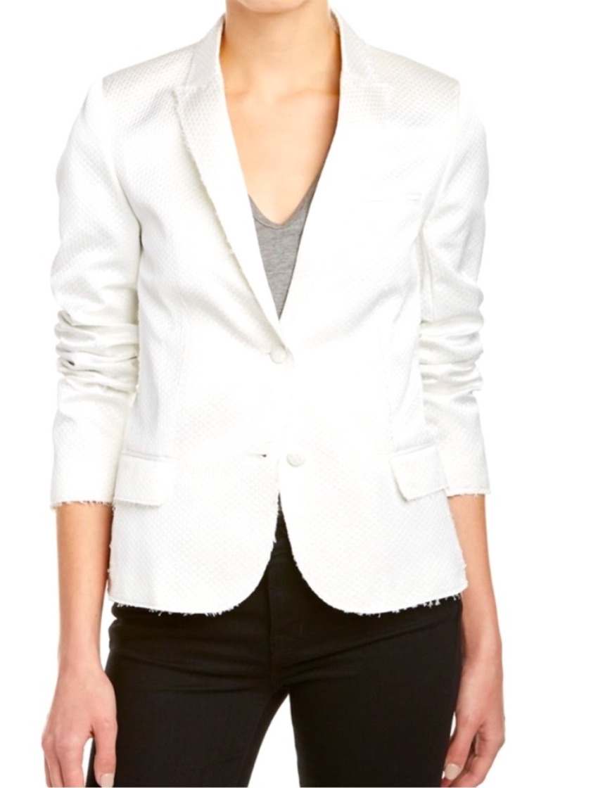 Zadig & Voltaire Virgin Bf Textured Blazer - Size Small